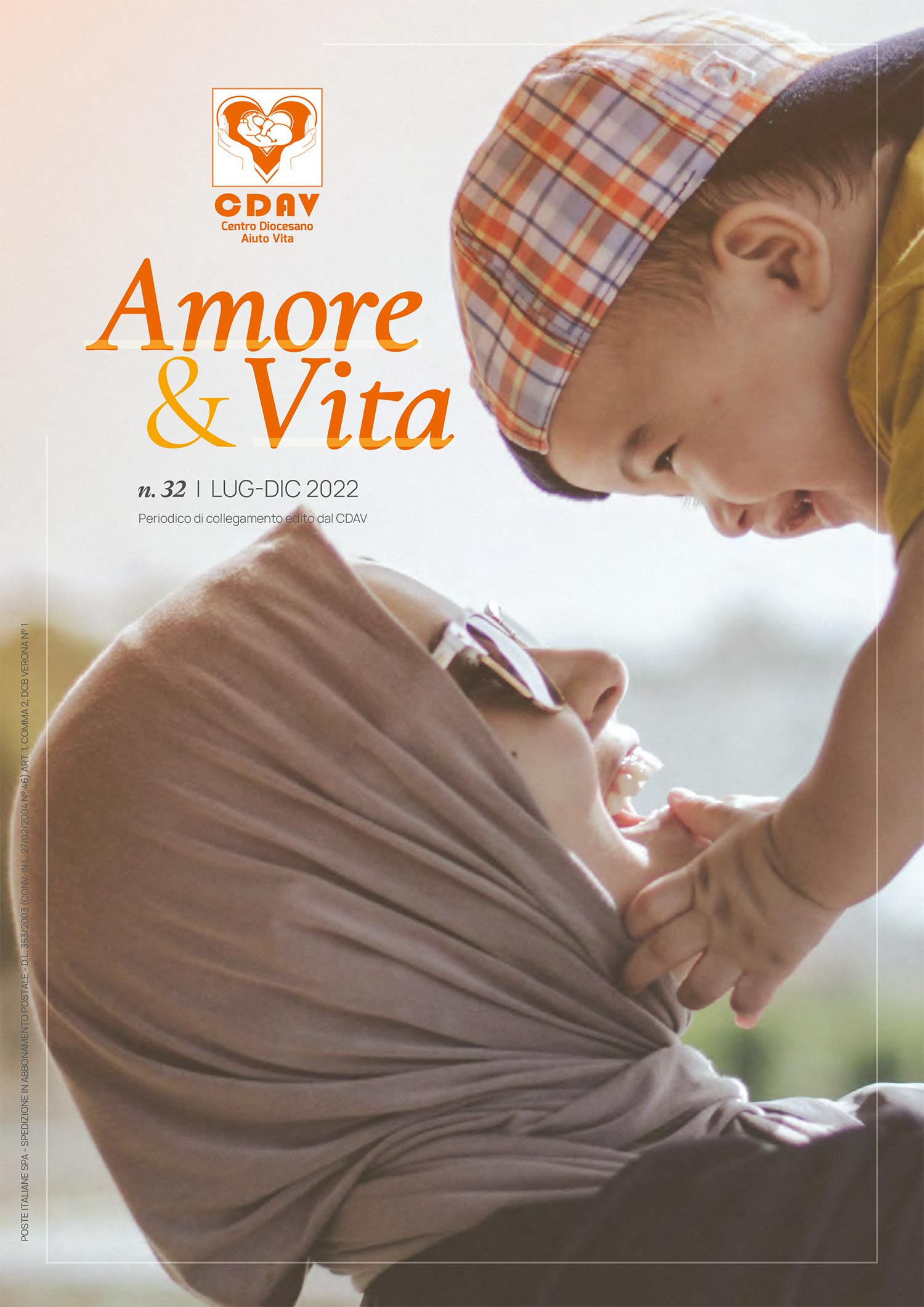 Copertina rivista amore e vita luglio dicembre 22 CDAV