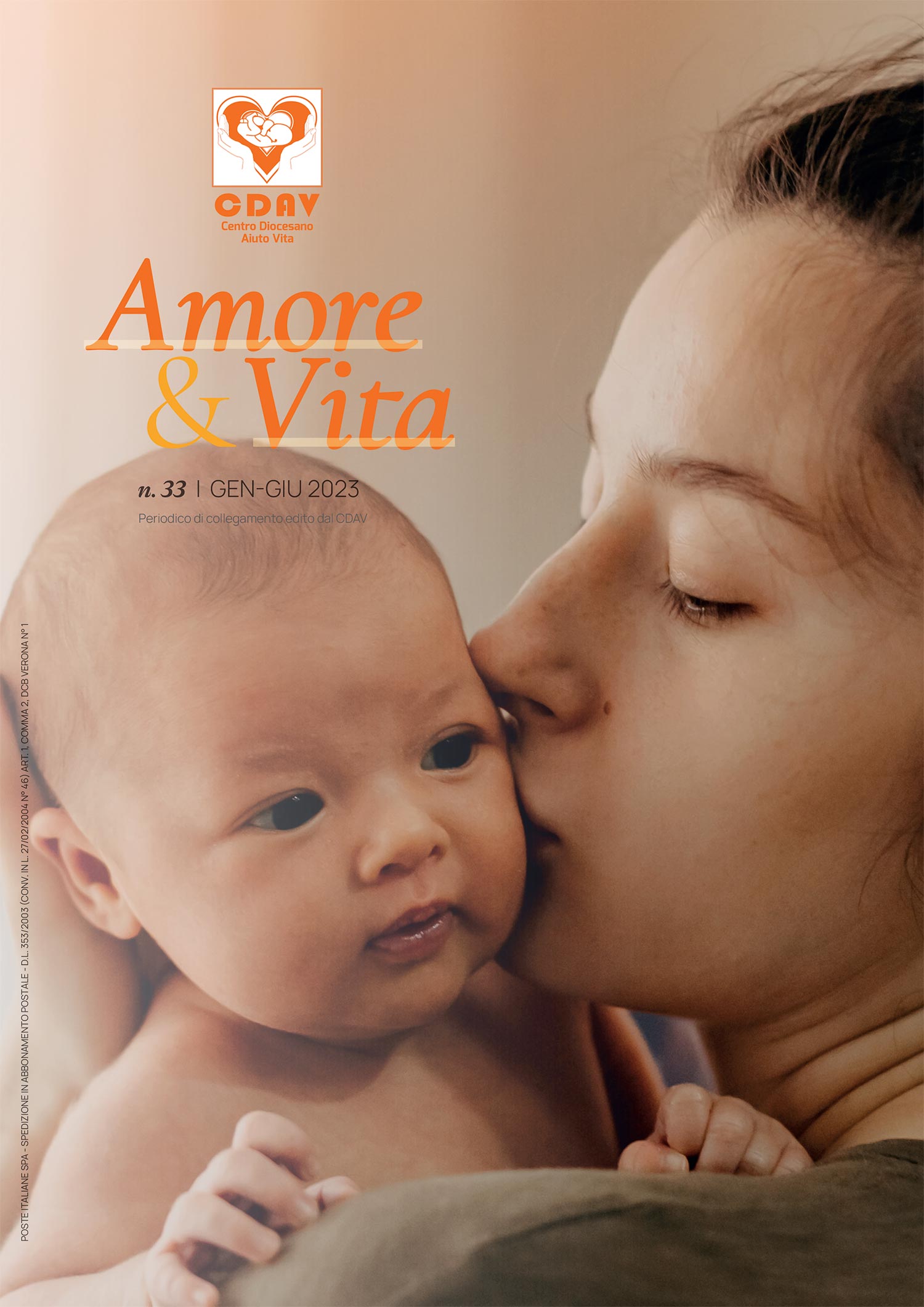 Copertina semestrale Amore e Vita gennaio giugno 2023 - Centro Aiuto Vita Verona